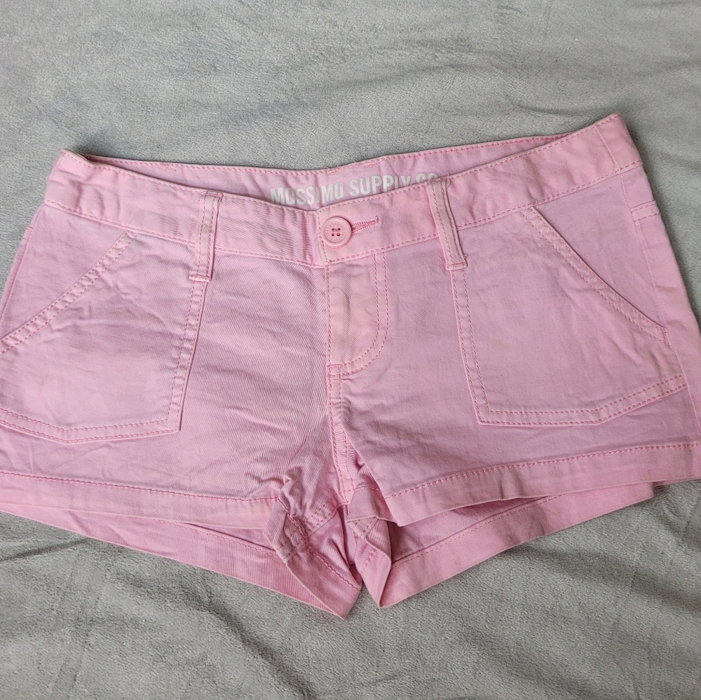 (3) Pink Short Shorts